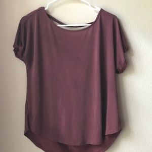 Maroon blouse t-shirt